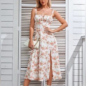 Dresses | Corset Milkmaid Midi Dress | Poshmark
